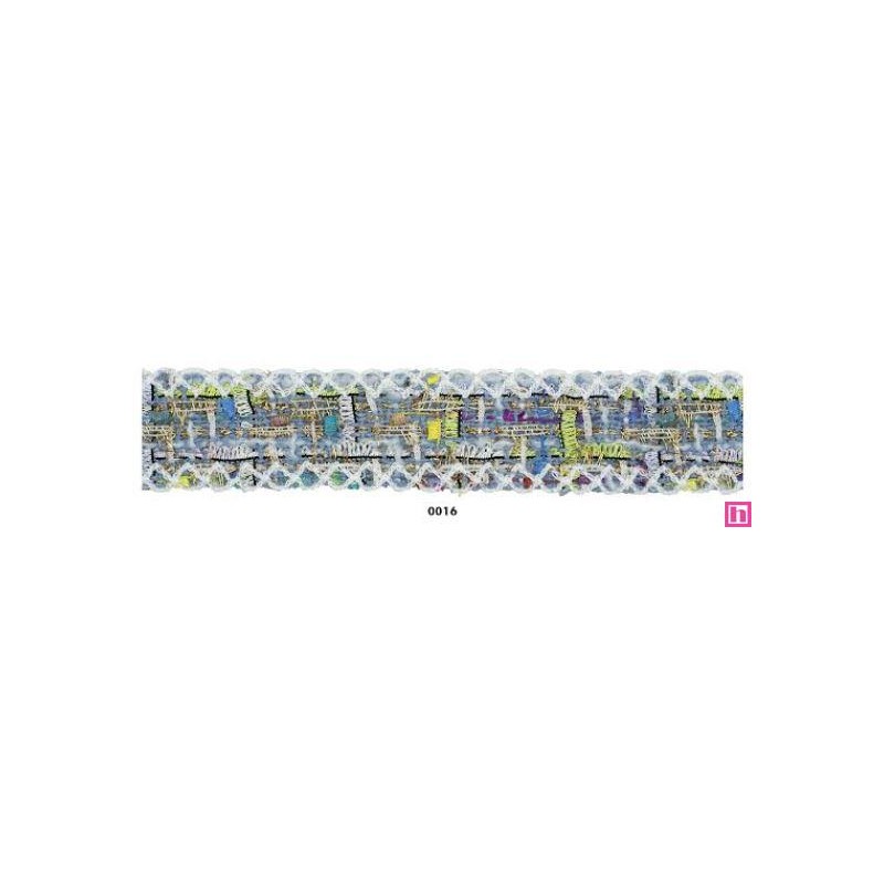 901035-16 GALON FANTASIA KEVIN 30 MM. POLIESTER 100% AZUL Venta en piezas de 18.00 M