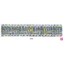 901035-16 GALON FANTASIA KEVIN 30 MM. POLIESTER 100% AZUL Venta en piezas de 18.00 M