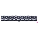 902074-0020 GALON FANTASIA UMAX 25 MM. POLIESTER 100% MARINO/DORADO Venta en piezas de 18.00 M