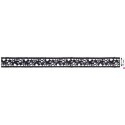 908249-0002 GALON GUIPUR FANTASIA AICHA 12 MM. POLIESTER + POLIETILENO NEGRO Venta en piezas de 13.70 M