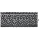 908259-103 GALON TUL FANTASIA 65 MM. DULCIE POLIESTER 100% PLATA Venta en piezas de 9.10 M