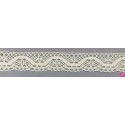 9265-102 PUNTILLA BOLILLO JACKY 23 MM. ALGODON 100% MARFIL Venta en piezas de 25.00 M
