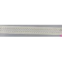 9270-102 ENTREDOS REJILLA BOLILLO TRUMAN 17 MM. ALGODON 100% MARFIL Venta en piezas de 25.00 M
