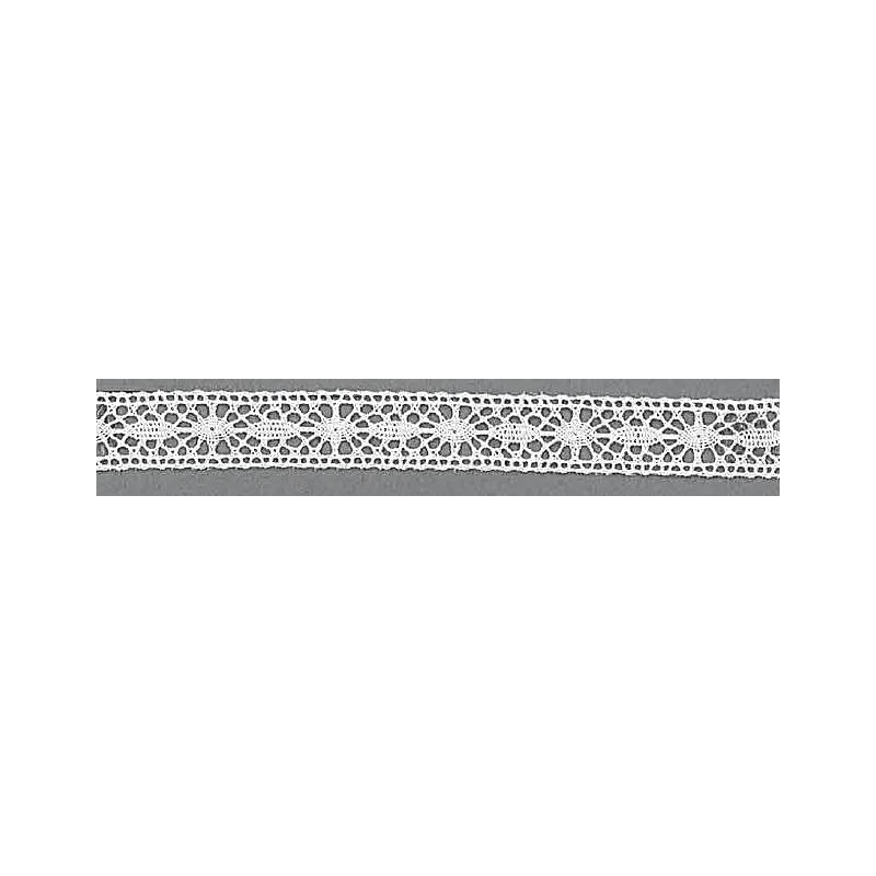 9296-004 ENTREDOS BOLILLO IZAR 20 MM. ALGODON 100% NEGRO Venta en piezas de 25.00 M