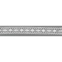 9296-004 ENTREDOS BOLILLO IZAR 20 MM. ALGODON 100% NEGRO Venta en piezas de 25.00 M