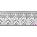 9301-0 PUNTILLA BOLILLO IVOON 55 MM. ALGODON 100% BLANCO Venta en piezas de 25.00 M
