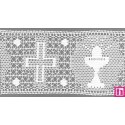 9306-0 ENTREDOS BOLILLO NERON 110 MM. ALGODON 100% BLANCO Venta en piezas de 25.00 M