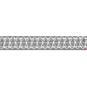 9311-0 GALON BOLILLO KAEL 23 MM. ALGODON 100% BLANCO Venta en piezas de 25.00 M