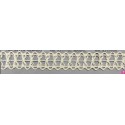 9311-102 GALON BOLILLO KAEL 23 MM. ALGODON 100% MARFIL Venta en piezas de 25.00 M