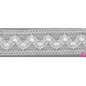 9312-0 ENTREDOS BOLILLO SANTINO 45 MM. ALGODON 100% BLANCO Venta en piezas de 25.00 M