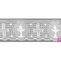 9315-0 PUNTILLA BOLILLO ZYAN 70 MM. ALGODON 100% BLANCO Venta en piezas de 25.00 M