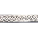9316-000 ENTREDOS BOLILLO ENEBRO 25 MM. ALGODON 100% BLANCO Venta en piezas de 25.00 M