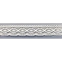 9317-000 PUNTILLA BOLILLO ENEBRO 25 MM. ALGODON 100% BLANCO Venta en piezas de 25.00 M