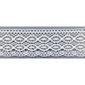 9318-000 PUNTILLA BOLILLO ENEBRO 45 MM. ALGODON 100% BLANCO Venta en piezas de 25.00 M