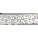 9320-000 PUNTILLA BOLILLO CLAVO 35 MM. ALGODON 100% BLANCO Venta en piezas de 25.00 M