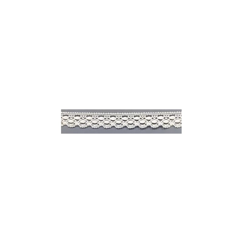 9324-000 PUNTILLA BOLILLO ENELDO 15 MM. ALGODON 100% BLANCO Venta en piezas de 25.00 M