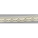 9328-102 PUNTILLA BOLILLO DAIKON 20 MM. ALGODON 100% MARFIL Venta en piezas de 25.00 M
