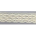 9330-102 PUNTILLA BOLILLO DAIKON 30 MM. ALGODON 100% MARFIL Venta en piezas de 25.00 M