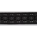 9334-004 ENTREDOS BOLILLO AJENUZ 45 MM. ALGODON 100% NEGRO Venta en piezas de 25.00 M