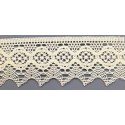 9335-102 PUNTILLA BOLILLO AJENUZ 55 MM. ALGODON 100% MARFIL Venta en piezas de 25.00 M