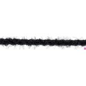 9349-9292 GALON FANTASIA 10 MM ILONA ACRILICO 50%-POLIAMIDA 30%-POL.METALIZADO 20% NEGRO Venta en piezas de 12.50 M