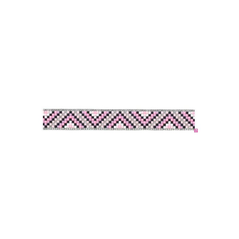 938017-0006 GALON TERMOADHESIVO TIAREX 20 MM. EPOXI+CRISTAL ROSA Venta en piezas de 5.00 M
