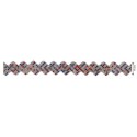 938025-01 GALON TERMOADHESIVO ELYSER 17 MM. ALUMINIO+CRISTAL MULTI Venta en piezas de 5.00 M