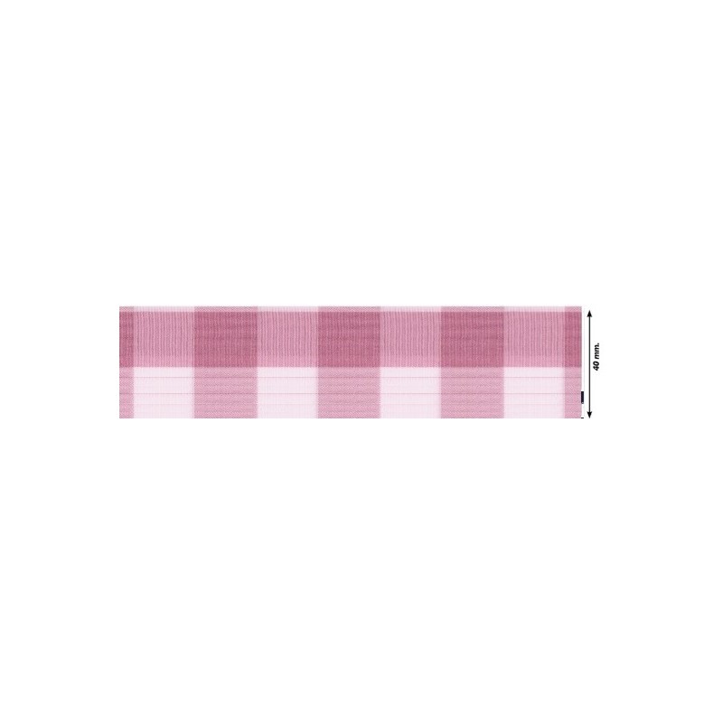 941204-40-0006 CINTA FANTASIA SAGITTA 40 MM. POLIESTER 50%-ALGODÓN 50% MAGENTA Venta en piezas de 22.70 M