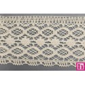 9482-102 PUNTILLA BOLILLO OSMARY 85 MM. ALGODON 100% MARFIL Venta en piezas de 25.00 M