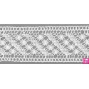 9486-0 ENTREDOS BOLILLO OHANA 55 MM. ALGODON 100% BLANCO Venta en piezas de 25.00 M