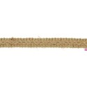 9546 GALON YUTE LEIRE 15 MM ALGODON 100% YUTE 95%-ACRILICO 5% CRUDO Venta en piezas de 25.00 M