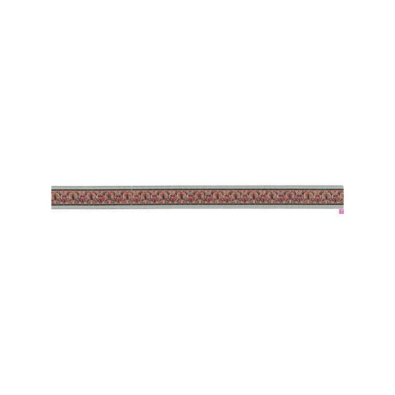 9588-15-1 TAPACOSTURAS JACQUARD VINTAGE 15 MM. POLIESTER - ROSA Venta en piezas de 15.00 M