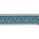 9588-15-2 TAPACOSTURAS JACQUARD VINTAGE 15 MM. POLIESTER - CELESTE Venta en piezas de 15.00 M