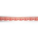 9614-019 PUNTILLA BOLILLO VENUS 15 MM. POLIESTER 100% CORAL Venta en piezas de 25.00 M