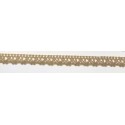 9616-070 PUNTILLA BOLILLO NYX 12 MM. POLIESTER 100% CAMEL Venta en piezas de 25.00 M