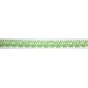 9616-603 PUNTILLA BOLILLO NYX 12 MM. POLIESTER 100% VERDE Venta en piezas de 25.00 M