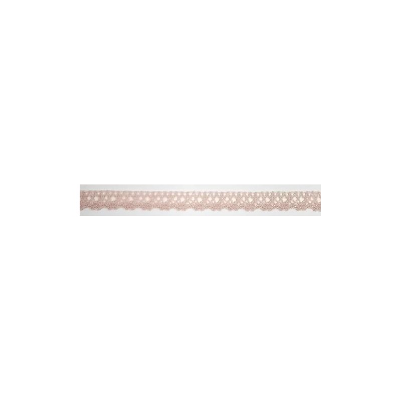 9616-900 PUNTILLA BOLILLO NYX 12 MM. POLIESTER 100% NUDE Venta en piezas de 25.00 M