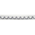 9623-37 PUNTILLA BOLILLO ACHIOTE 15 MM. POLIESTER 100% BLANCO/AZUL Venta en piezas de 25.00 M