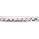 9623-39 PUNTILLA BOLILLO ACHIOTE 15 MM. POLIESTER 100% BLANCO/ROJO Venta en piezas de 25.00 M