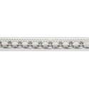 9623-41 PUNTILLA BOLILLO ACHIOTE 15 MM. POLIESTER 100% MARFIL/PURPURA Venta en piezas de 25.00 M