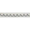 9623-43 PUNTILLA BOLILLO ACHIOTE 15 MM. POLIESTER 100% MARFIL/AZUL Venta en piezas de 25.00 M