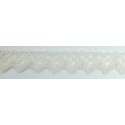 9625-102 PUNTILLA BOLILLO XAMIRA 15 MM. POLIESTER 100% MARFIL Venta en piezas de 25.00 M