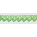 9625-603 PUNTILLA BOLILLO XAMIRA 15 MM. POLIESTER 100% VERDE Venta en piezas de 25.00 M