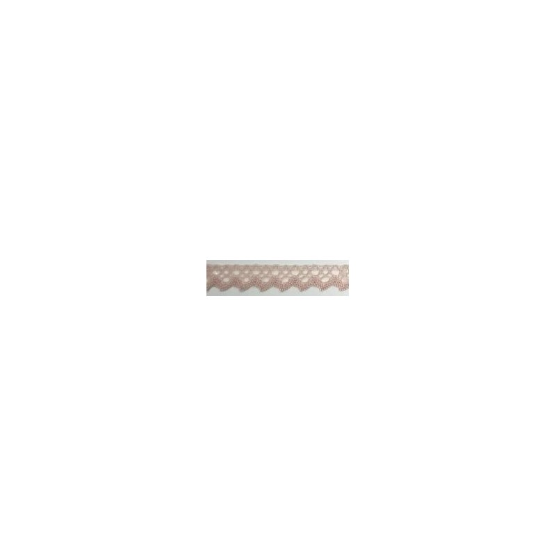 9625-900 PUNTILLA BOLILLO XAMIRA 15 MM. POLIESTER 100% NUDE Venta en piezas de 25.00 M