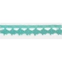 9626-031 PUNTILLA BOLILLO PAULINA 15 MM. POLIESTER 100% MENTA Venta en piezas de 25.00 M