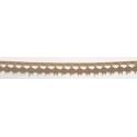 9626-070 PUNTILLA BOLILLO PAULINA 15 MM. POLIESTER 100% CAMEL Venta en piezas de 25.00 M