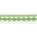 9626-603 PUNTILLA BOLILLO PAULINA 15 MM. POLIESTER 100% VERDE Venta en piezas de 25.00 M