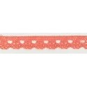 9627-019 PUNTILLA BOLILLO CASSIA 10 MM. POLIESTER 100% CORAL Venta en piezas de 25.00 M