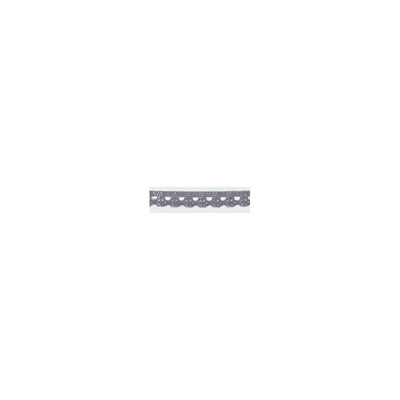 9627-800 PUNTILLA BOLILLO CASSIA 10 MM. POLIESTER 100% LILA Venta en piezas de 25.00 M