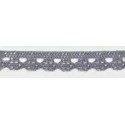 9627-800 PUNTILLA BOLILLO CASSIA 10 MM. POLIESTER 100% LILA Venta en piezas de 25.00 M